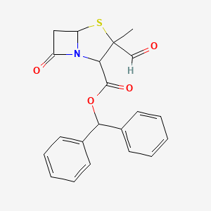 Diphenylmethyl(2S,3R,5R)-3-formyl-3-methyl-7-oxo-4-thia-1-azabicyclo[3.2.0]heptane-2-carboxylate