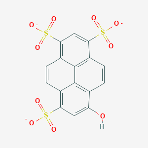 molecular formula C16H7O10S3-3 B1227863 Pyranine(3-) 
