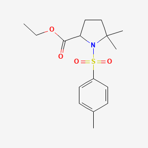 Ethyl 5,5-dimethyl-1-tosylpyrrolidine-2-carboxylate