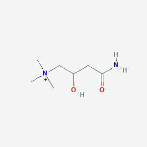 molecular formula C7H17N2O2+ B1227865 Carnitinamide CAS No. 16630-38-9