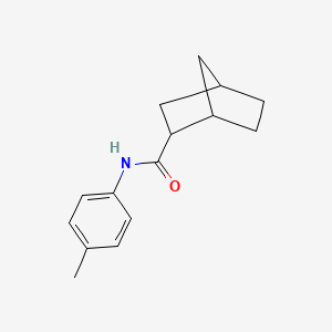 molecular formula C15H19NO B1227866 N-(4-methylphenyl)-3-bicyclo[2.2.1]heptanecarboxamide 