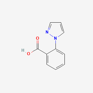 molecular formula C10H8N2O2 B1227867 2-(1H-pyrazol-1-yl)benzoic acid CAS No. 55317-53-8