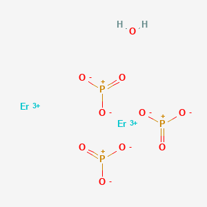 molecular formula Er2H2O10P3+3 B12278730 dioxido(oxo)phosphanium;erbium(3+);hydrate 