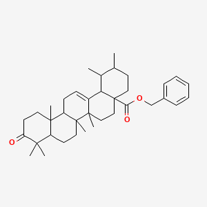 Benzyl 1,2,6a,6b,9,9,12a-heptamethyl-10-oxo-1,2,3,4,5,6,6a,7,8,8a,11,12,13,14b-tetradecahydropicene-4a-carboxylate