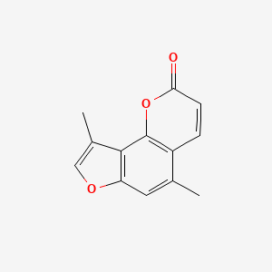 molecular formula C13H10O3 B1227875 4',5-Dimethylangelicin CAS No. 5762-92-5