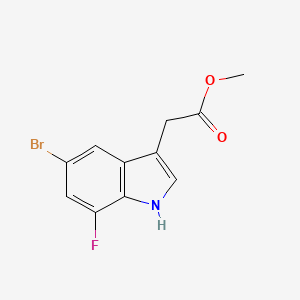 Methyl 5-Bromo-7-fluoroindole-3-acetate