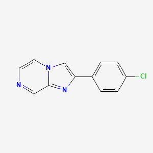 2-(4-Chlorophenyl)imidazo[1,2-A]pyrazine