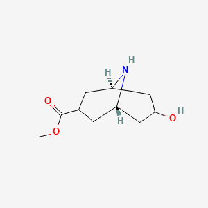 methyl (1S,5R)-7-hydroxy-9-azabicyclo[3.3.1]nonane-3-carboxylate