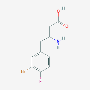 3-Amino-4-(3-bromo-4-fluorophenyl)butyric Acid