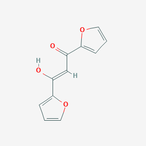 molecular formula C11H8O4 B12278840 (Z)-1,3-Di(2-furyl)-3-hydroxy-2-propen-1-one 