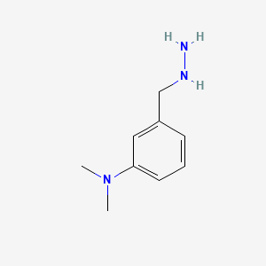 3-(hydrazinylmethyl)-N,N-dimethylaniline