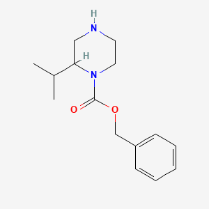 molecular formula C15H22N2O2 B12278907 (S)-1-Cbz-2-isopropyl-piperazine 