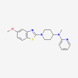 N-[1-(5-methoxy-1,3-benzothiazol-2-yl)piperidin-4-yl]-N-methylpyridin-2-amine