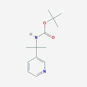 molecular formula C13H20N2O2 B12278980 N-Boc-2-(3-pyridyl)-2-propylamine 