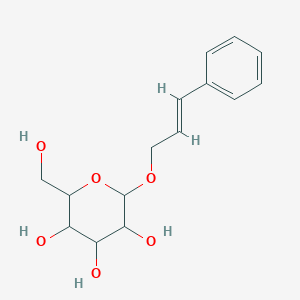 molecular formula C15H20O6 B12278998 3-Phenyl-2-propenyl beta-D-glucopyranoside 