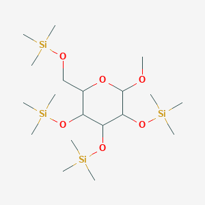 alpha-D-Glucopyranoside, methyl 2,3,4,6-tetrakis-O-(trimethylsilyl)-