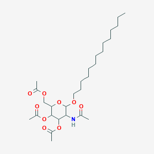 Tetradecyl 2-acetamido-2-deoxy-3,4,6-tri-O-acetyl-beta-D-glucopyranoside