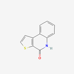 molecular formula C11H7NOS B1227906 thieno[2,3-c]quinolin-4(5H)-one 