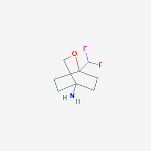 1-(Difluoromethyl)-2-oxabicyclo[2.2.2]octan-4-amine