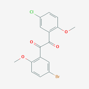 1-(5-Bromo-2-methoxy-phenyl)-2-(5-chloro-2-methoxy-phenyl)-ethane-1,2-dione