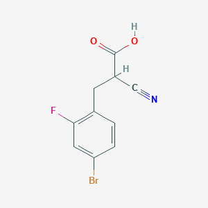 3-(4-Bromo-2-fluorophenyl)-2-cyanopropionic Acid