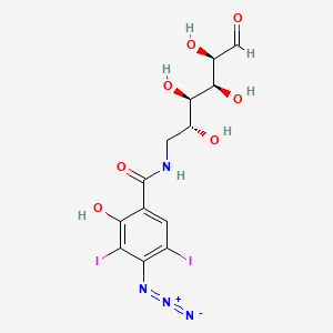 6-N-(4-Azido-2-hydroxy-3,5-diiodobenzoyl)glucosamine
