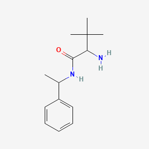 2-amino-3,3-dimethyl-N-(1-phenylethyl)butanamide