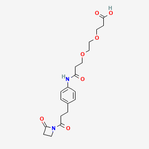 molecular formula C20H26N2O7 B12279242 Azd-peg2-acid 