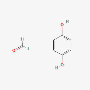 molecular formula C7H8O3 B1227925 Formaldehyde-hydroquinone polymer CAS No. 26353-95-7