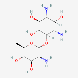 molecular formula C12H25N3O7 B1227929 Hybrimycin CAS No. 77699-49-1
