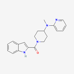 N-[1-(1H-indole-2-carbonyl)piperidin-4-yl]-N-methylpyridin-2-amine