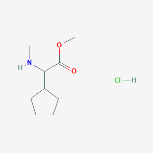 Methyl 2-cyclopentyl-2-(methylamino)acetate HCl