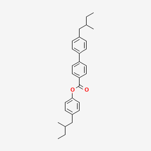 [1,1'-Biphenyl]-4-carboxylic acid, 4'-(2-methylbutyl)-, 4-(2-methylbutyl)phenyl ester