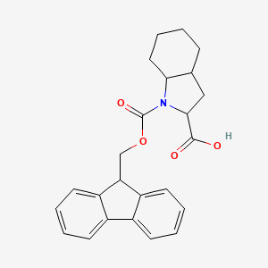 1-(((9H-Fluoren-9-yl)methoxy)carbonyl)octahydro-1H-indole-2-carboxylic acid