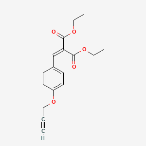 1,3-Diethyl 2-[[4-(2-propyn-1-yloxy)phenyl]methylene]propanedioate