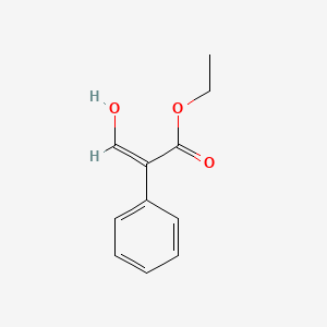 3-Hydroxy-2-phenylacrylicacidethylester