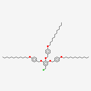 5-(Chloromethyl)-1,2,3-tris[(4-dodecoxyphenyl)methoxy]benzene