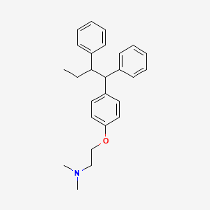 molecular formula C26H31NO B1227960 3,4-Dihydrotamoxifen 