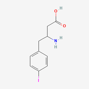 molecular formula C10H12INO2 B12279613 3-Amino-4-(4-iodophenyl)butyric Acid 