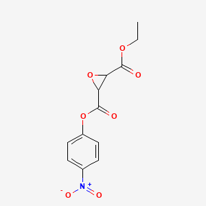 3-O-ethyl 2-O-(4-nitrophenyl) oxirane-2,3-dicarboxylate