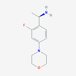 (R)-1-(2-Fluoro-4-morpholinophenyl)ethanamine