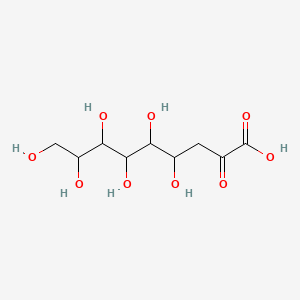 4,5,6,7,8,9-Hexahydroxy-2-oxo-nonanoic acid