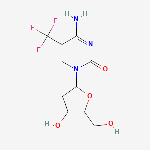 molecular formula C10H12F3N3O4 B12279693 5-(Trifluoromethyl)-2'-deoxycytidine 