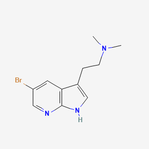 (2-{5-bromo-1H-pyrrolo[2,3-b]pyridin-3-yl}ethyl)dimethylamine