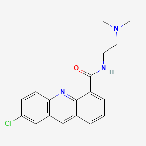4-Acridinecarboxamide, 7-chloro-N-(2-(dimethylamino)ethyl)-