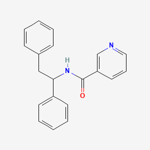 N-(1,2-Diphenylethyl)nicotinamide