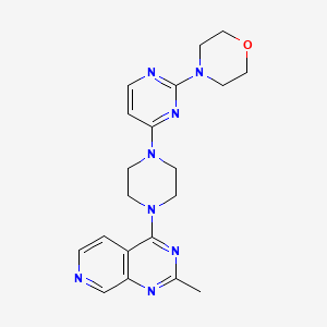 4-[4-(4-{2-Methylpyrido[3,4-d]pyrimidin-4-yl}piperazin-1-yl)pyrimidin-2-yl]morpholine