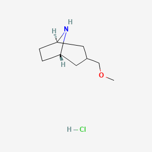 Exo-3-(methoxymethyl)-8-azabicyclo[3.2.1]octane;hydrochloride