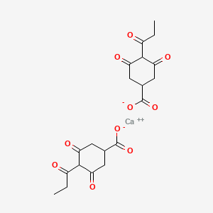 Calcium;3,5-dioxo-4-propanoylcyclohexane-1-carboxylate