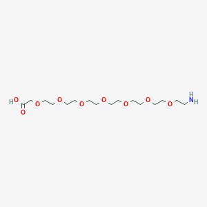 molecular formula C16H33NO9 B12280015 H2N-Peg7-CH2cooh 